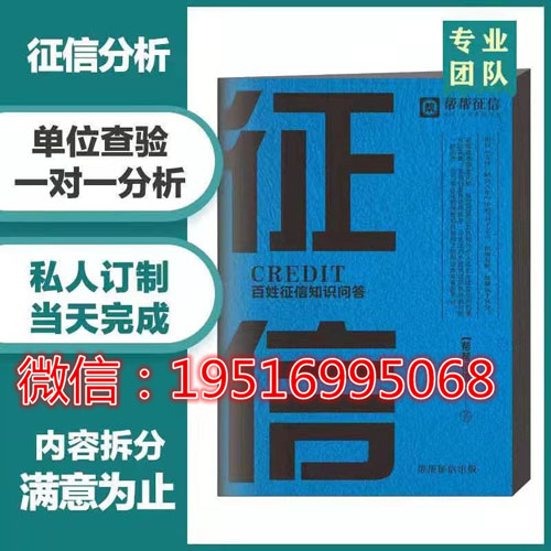 电子版征信报告pdf文档模板制作教程